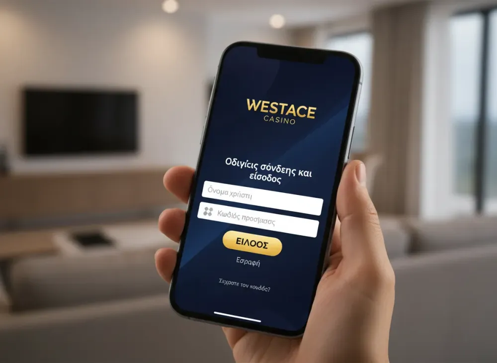 Οδηγίες σύνδεσης και είσοδος στο Westace casino login